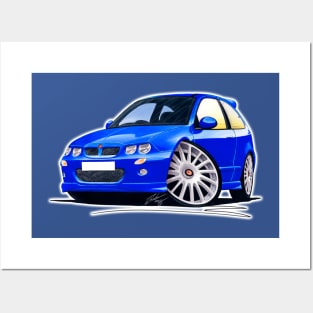 MG ZR Blue Posters and Art